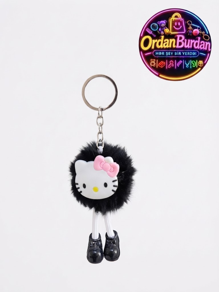 Hello Kitty Kürklü Açar Bloku Kolleksiyası