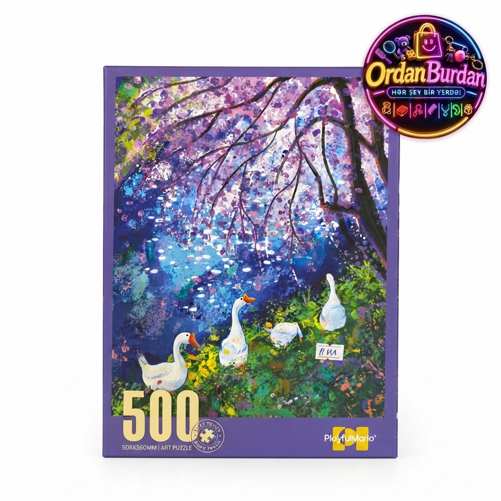 Ördək Mənzərəli Puzzle (500 Parça)