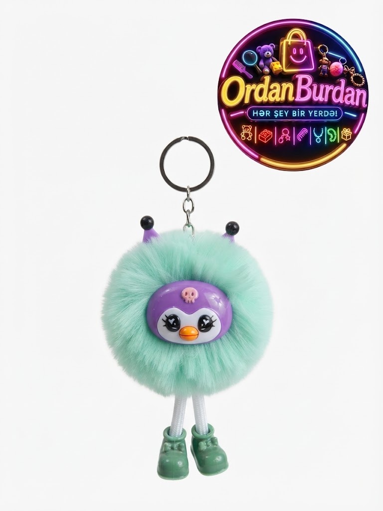 Kuromi Detallı Kürklü Açar Bloku Kolleksiyası